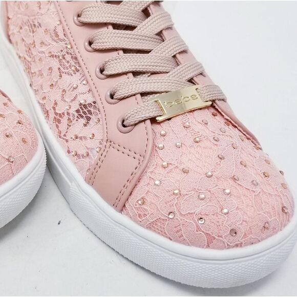 Bebe Chiara Pink Platform Sneakers - Picture 10 of 10